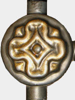 Silver Patina Gold Highlights