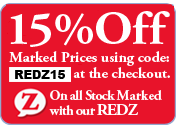 RedZed Sale 15% off