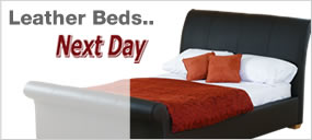 Leather Beds: