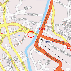 norwich mattress man map