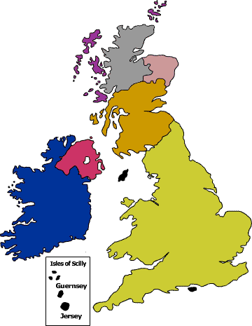 Map of the UK
