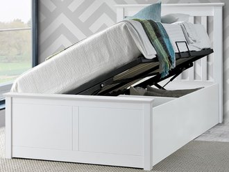 Benton white on sale bed frame