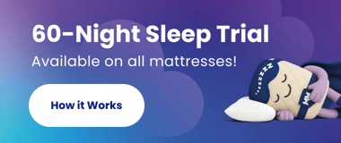 60-Night Sleep Trial - Available on all mattresses