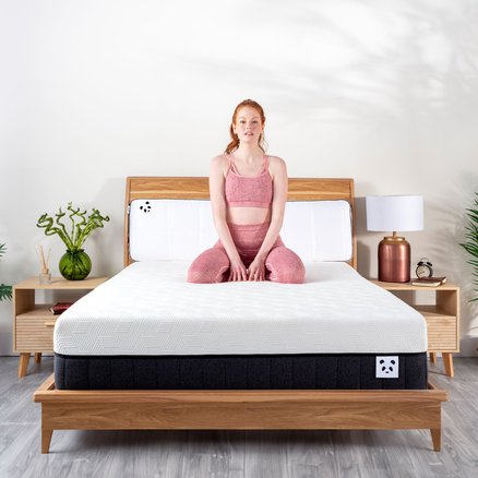 Blend innerspring support with foam comfort for balanced sleep