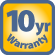 10 Year Warranty