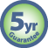 5 Year Guarantee