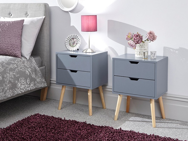 Nyborg 2 Drawer Bedside Pair - image 1