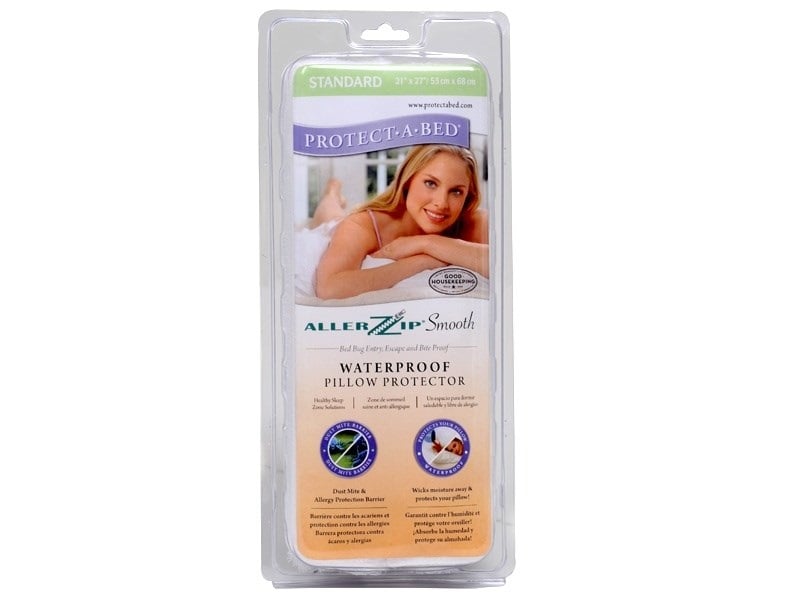 Allerzip Smooth Pillow Protector Twin Pack - image 2