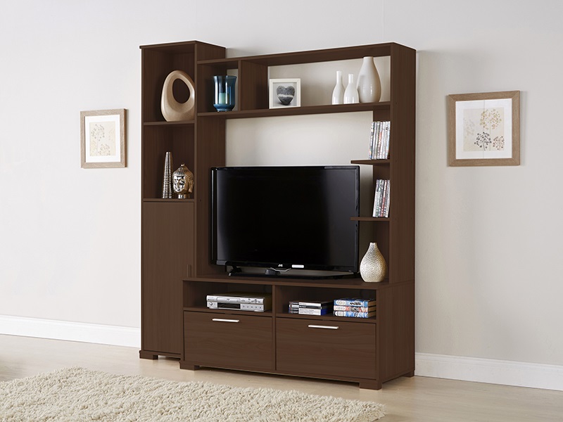 Carmen 3-Piece Lounge Display Unit - Walnut - image 1