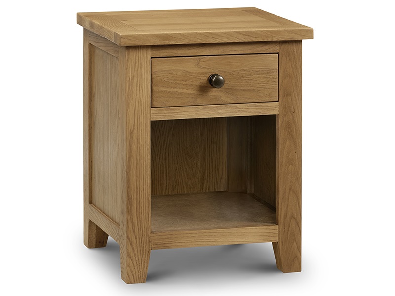 Marlborough Oak 1 Drawer Bedside - image 1