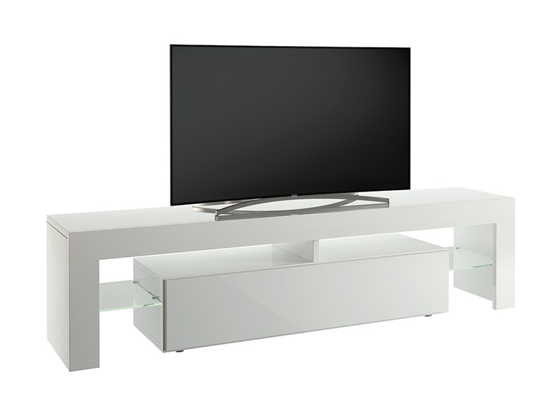 Peru Large TV Unit - White - image 1