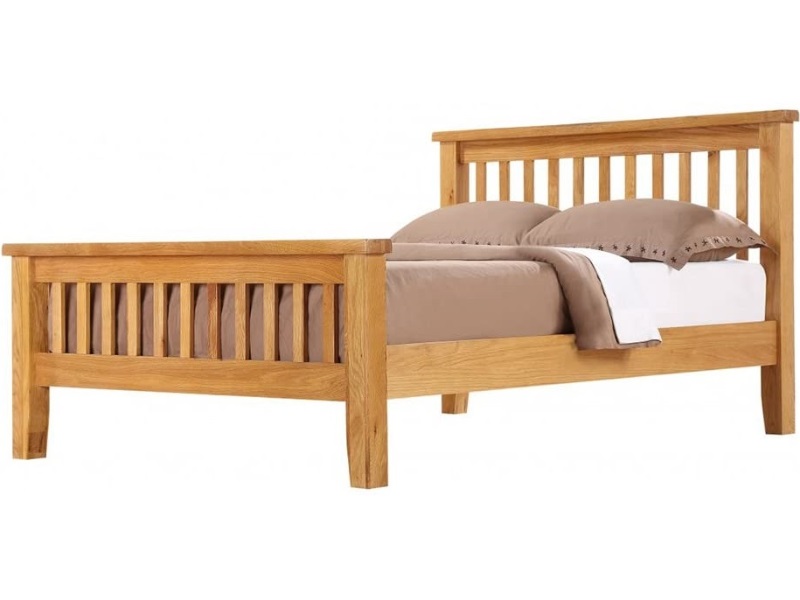Acorn Solid Oak Bed High Footend - image 2