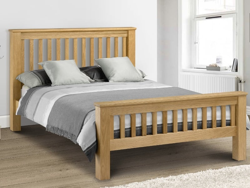 Amsterdam Oak High Foot End Bed - image 2