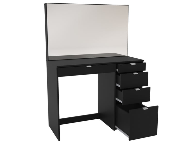 Ava 5 Drawer Dressing Table and Mirror - image 6