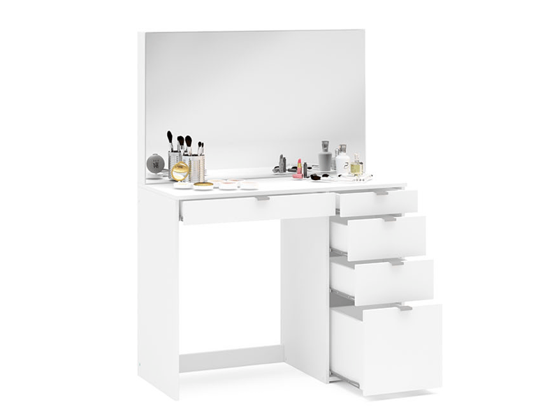 Ava 5 Drawer Dressing Table and Mirror - image 6