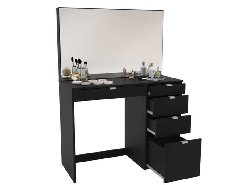 Ava 5 Drawer Dressing Table and Mirror - image 3