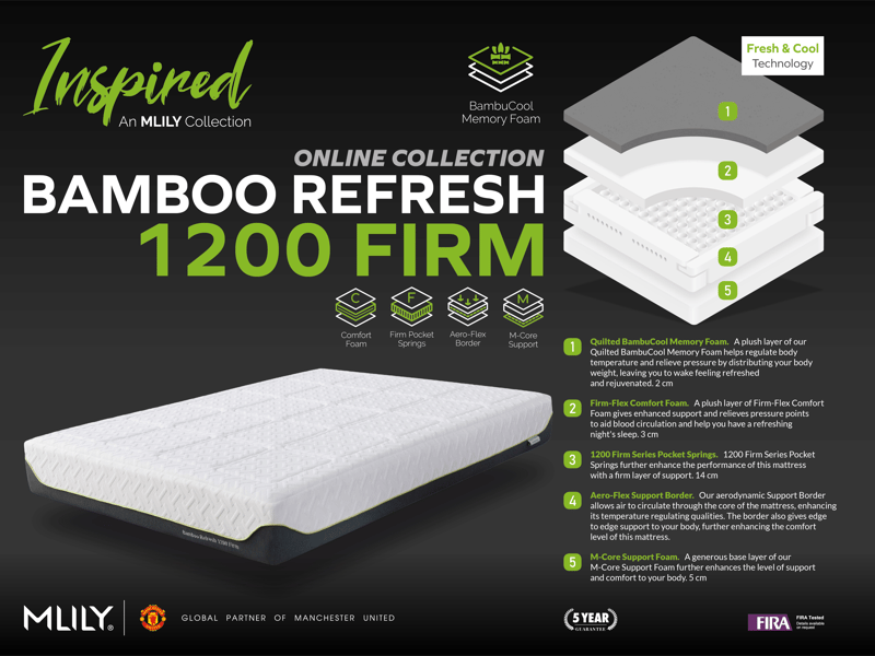 Bamboo Refresh 1200 Firm - image 4