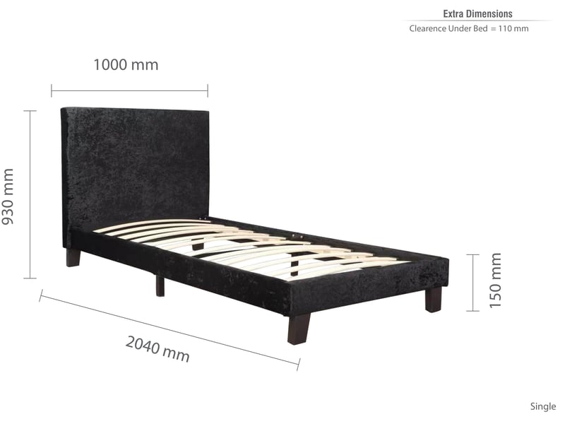 Berlin Black Crushed Velvet - image 6