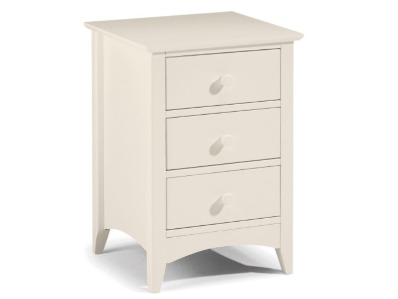 Cameo 3 Drawer Bedside - image 1
