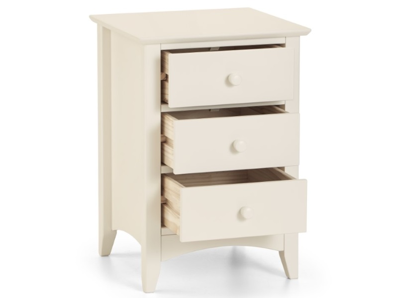Cameo 3 Drawer Bedside - image 4