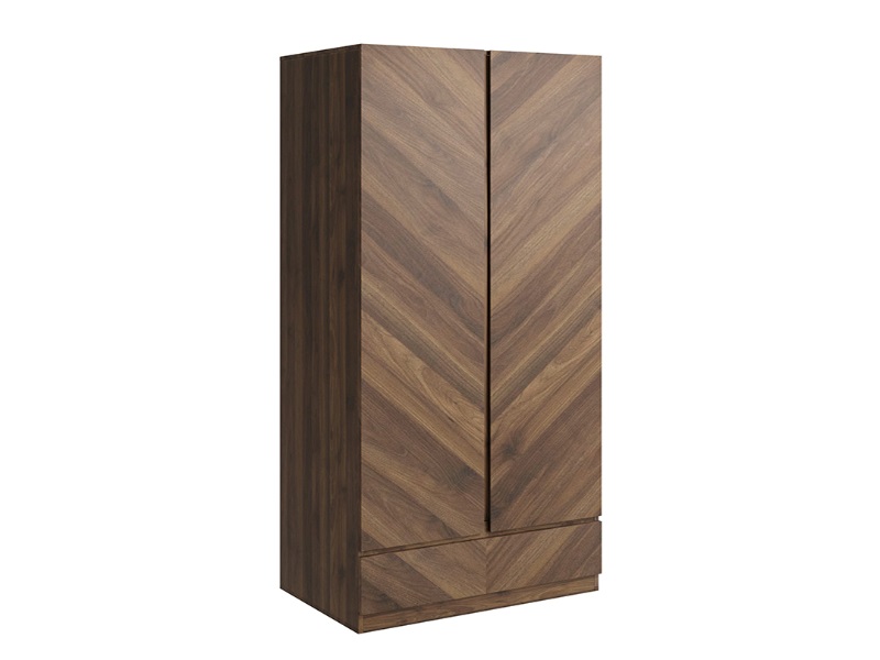 Catania 2 Door 1 Drawer Wardrobe - image 3