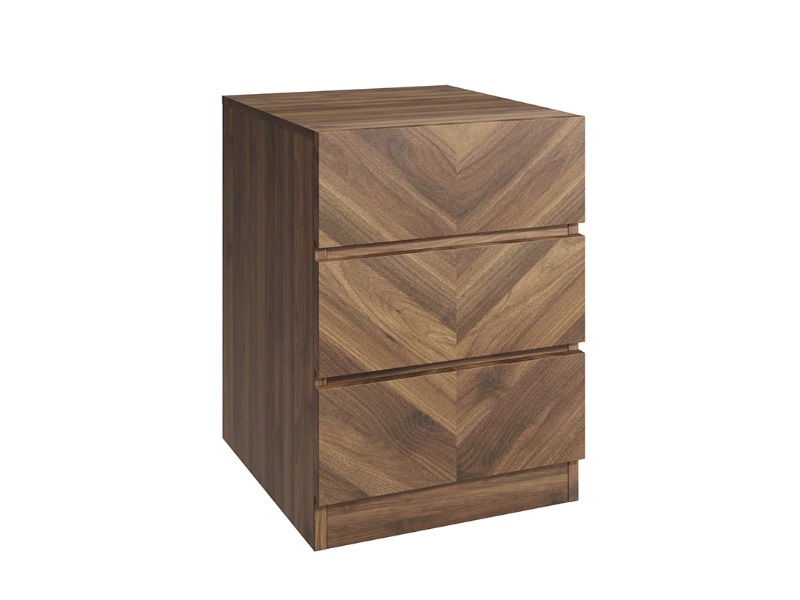 Catania 3 Drawer Bedside - image 2