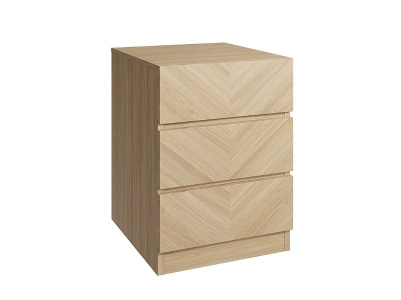 Catania 3 Drawer Bedside Table Pair - image 1
