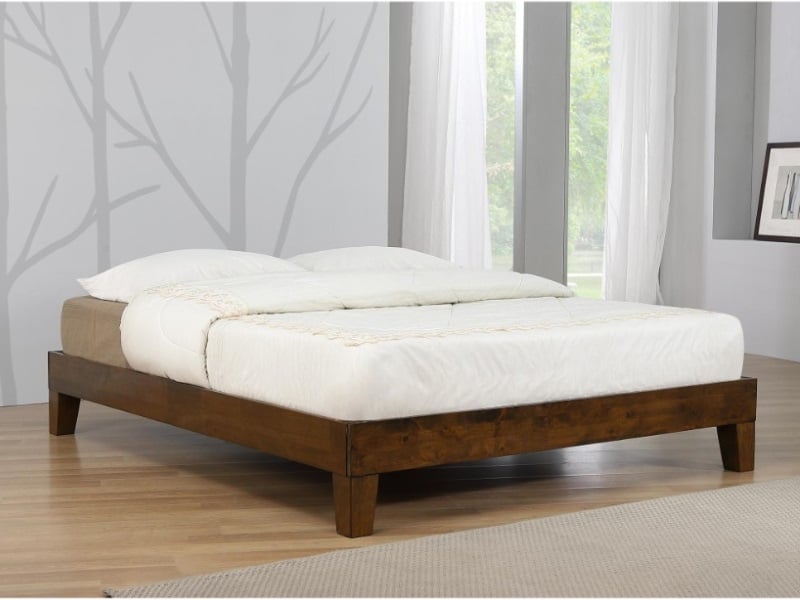 Charlie Platform Bed Rustic Oak - image 1