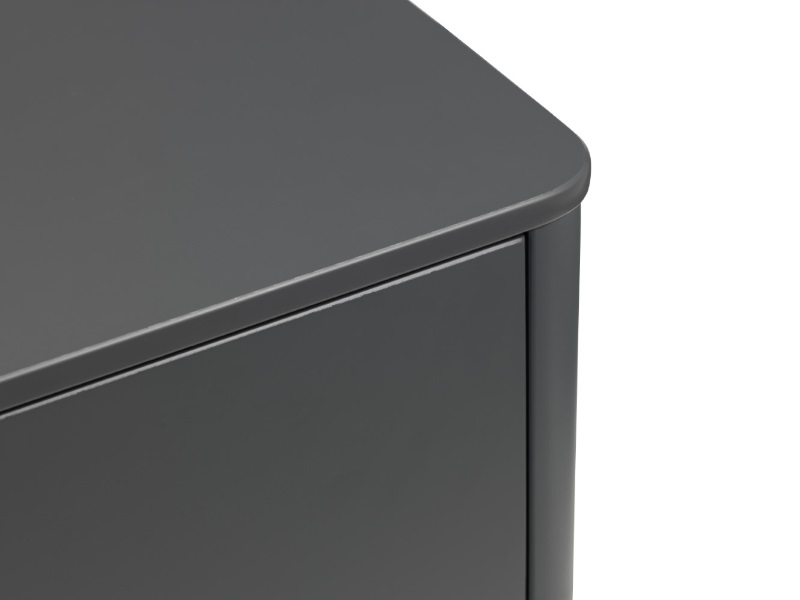 Chloe 6 Drawer Chest - Storm Grey Lacquer - image 5