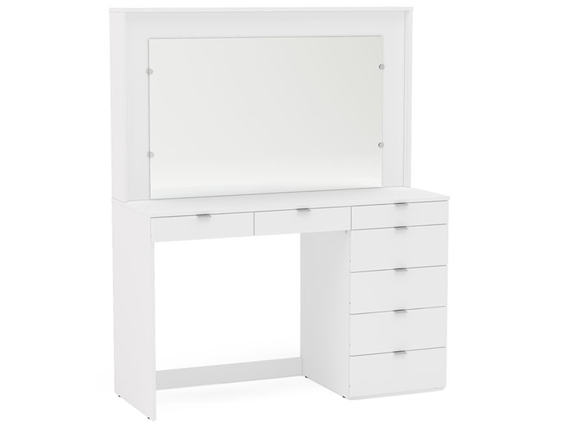 Chloe 7 Drawer Dressing Table & Mirror - image 7