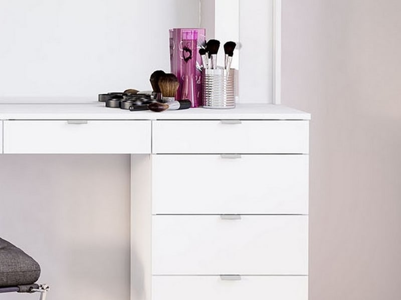 Chloe 7 Drawer Dressing Table & Mirror - image 2