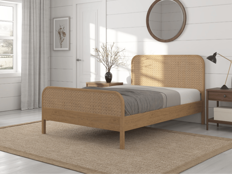 Clementine Rattan Bed - image 1