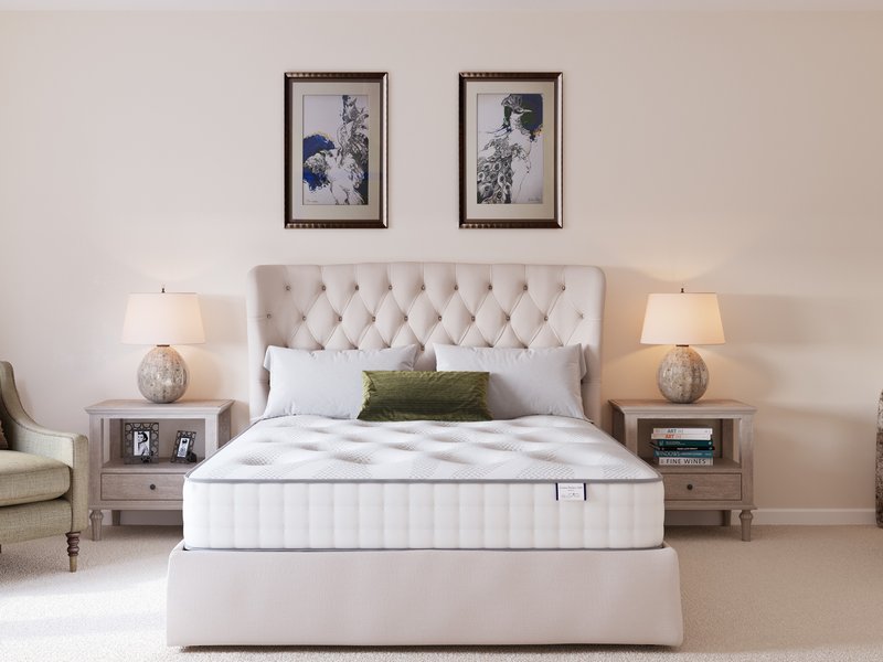 British Bed Company Cotton Pocket 1200 Chenille Mattress - image 2