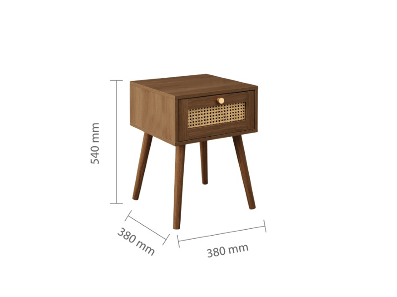 Croxley 1 Drawer Rattan - image 6