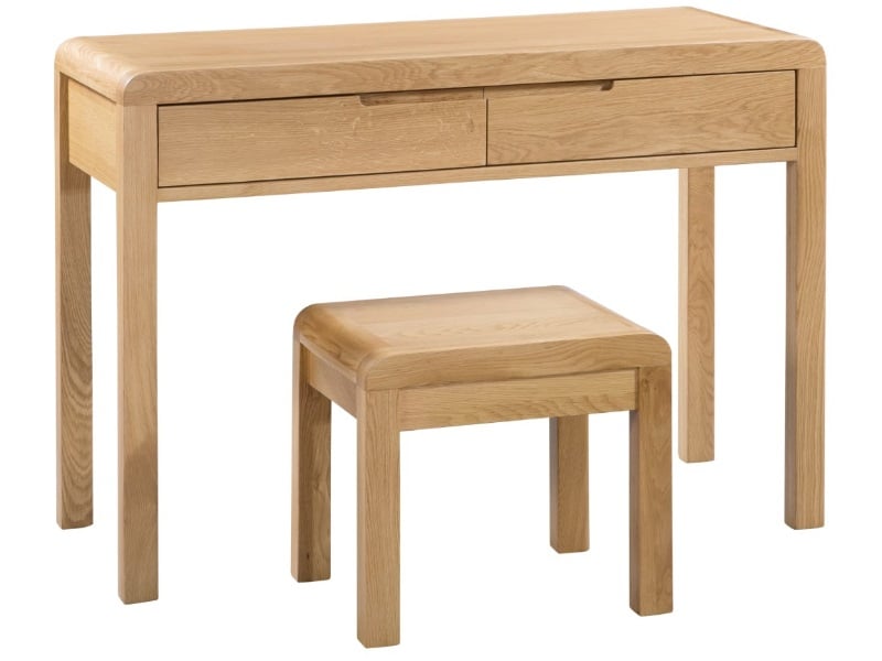 Curve 2 Drawer Dressing Table & Stool - image 1