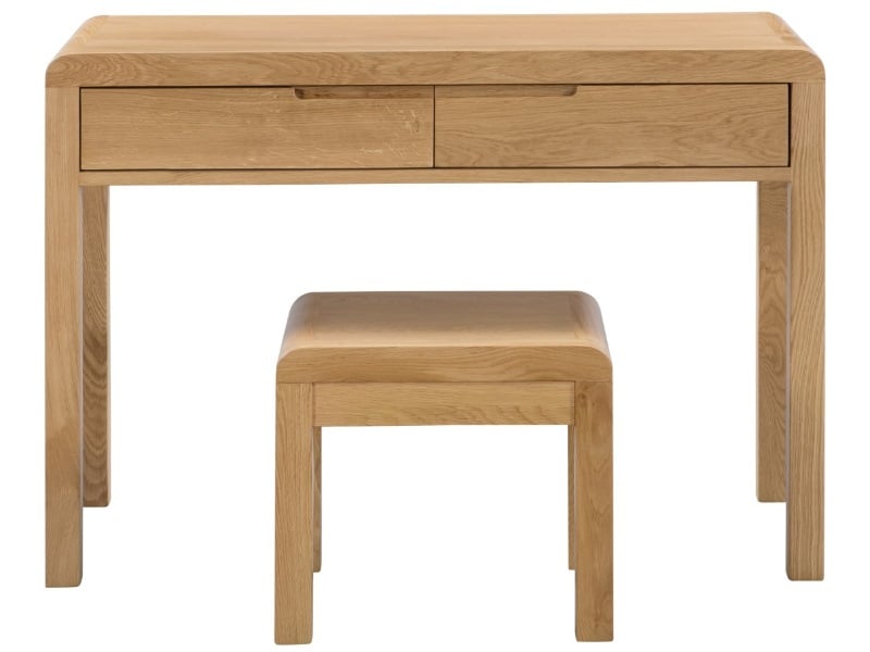 Curve 2 Drawer Dressing Table & Stool - image 2