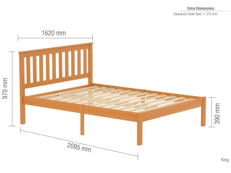 Denver Low Foot End Antique Pine - image 9