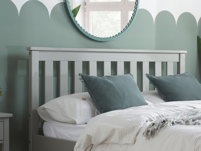 Birlea Denver Low Foot End Grey Wooden Bed - image 2