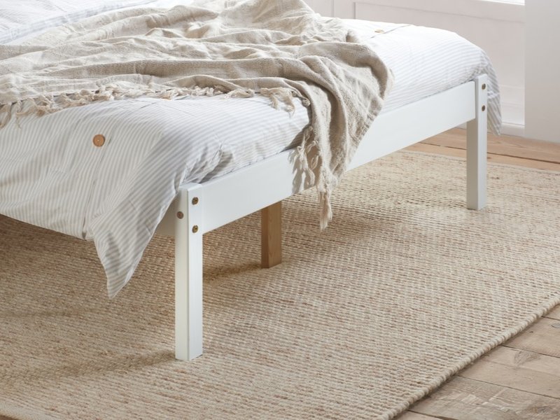 Birlea Denver Low Foot End White Wooden Bed - image 3