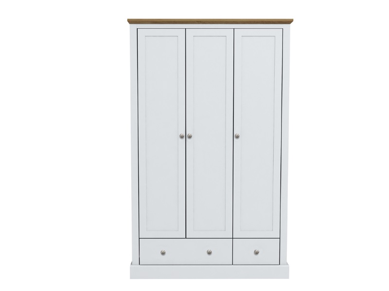 Devon 3 Door 2 Drawer Wardrobe - image 1