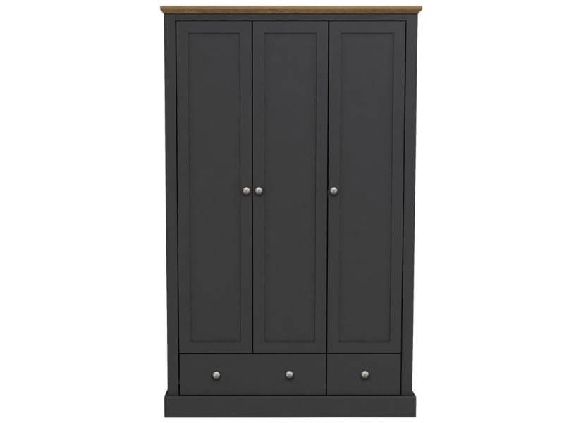 Devon 3 Door 2 Drawer Wardrobe - image 1