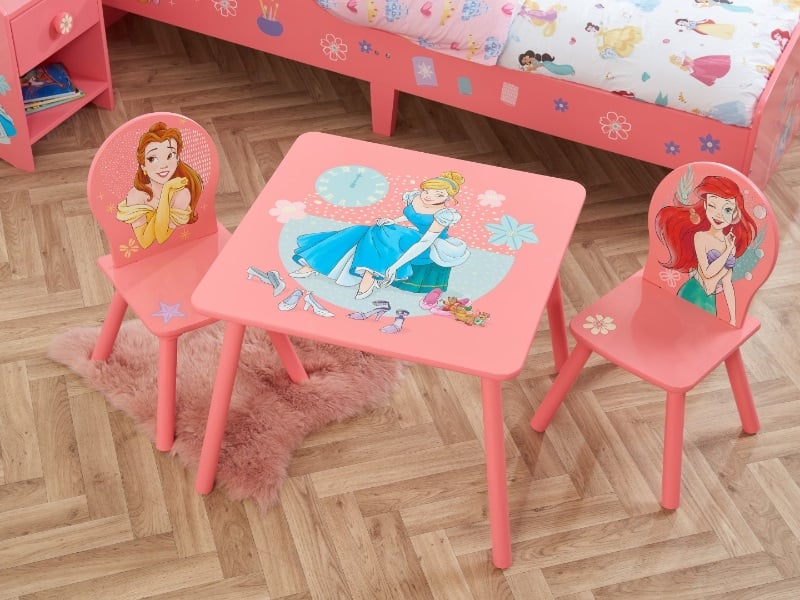 Disney Princess Table & Chairs - image 2