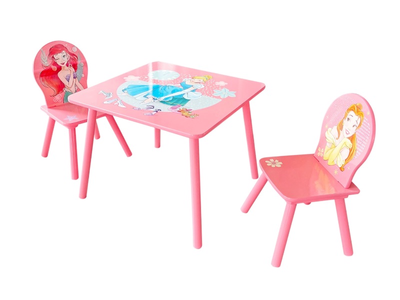 Disney Princess Table & Chairs - image 8