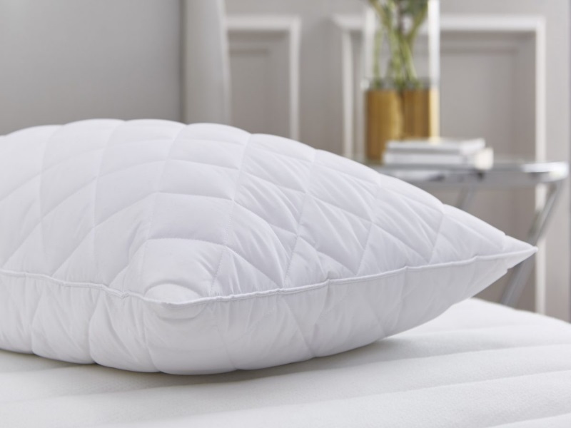 Quilted Duck Feather Pillow - image 4