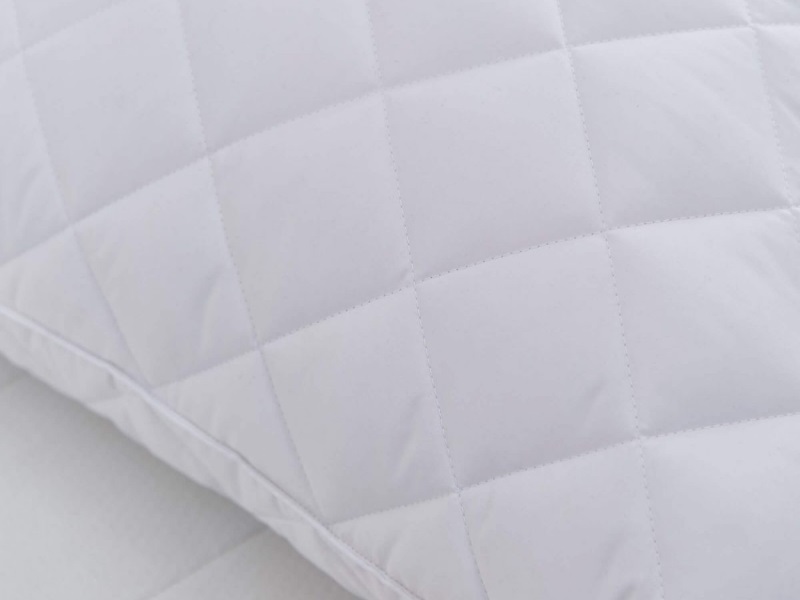 Quilted Duck Feather Pillow - image 3