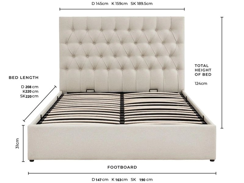 Snuggle Beds Elizabeth Ottoman Bed - image 9