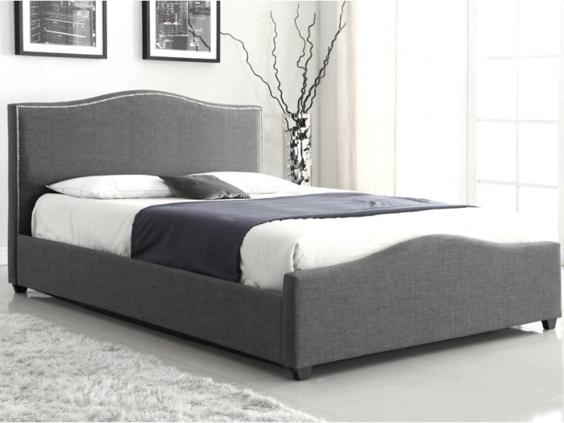 Elle Grey Ottoman - image 2