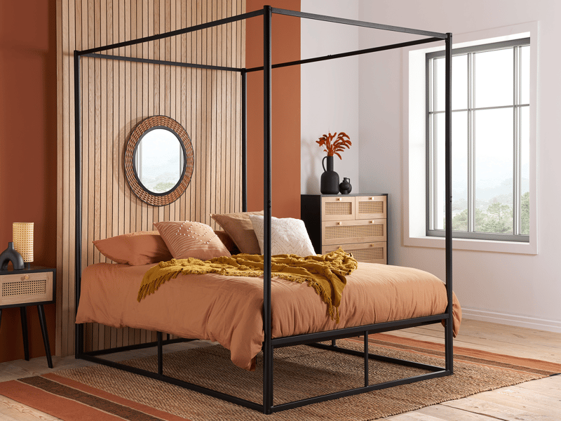 Birlea Farringdon Four Poster Metal Bed at Mattressman