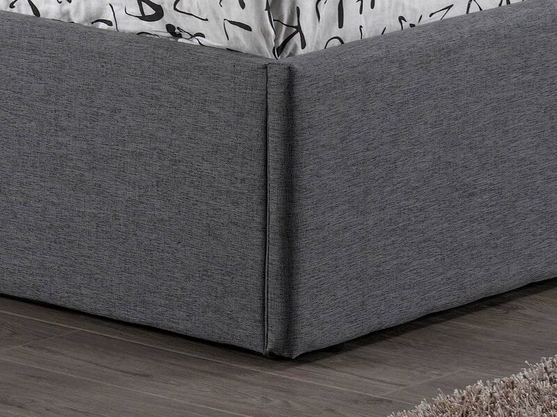 Fusion Grey Fabric Ottoman - image 4