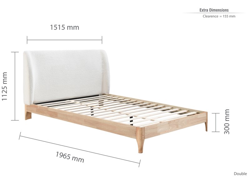 Birlea Halfden Wooden Bed - image 11